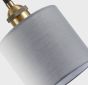 SE21-BR-10-4BL-SH2  MAGNUM BRONZE Grey Shade Pendant+ HOMELIGHTING 77-8738